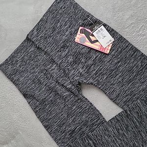 Grey and black fleece lined slimming leggings. Rue 21 brand.